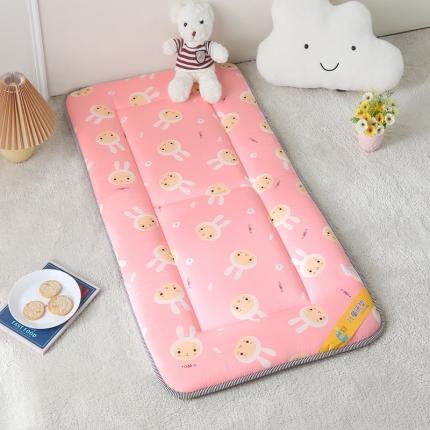 茹意阁 2022新款全棉一体式卡通婴儿床垫儿童床垫 可爱小兔粉