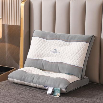 （总）雅诗帛 2022年新款碳能水光乳胶枕芯枕头护颈枕一只装
