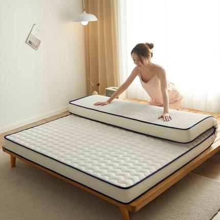 钻爱床垫 2022年成人款抗菌防螨系列床垫 曲线白