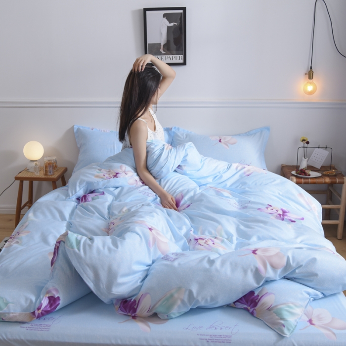 91家纺网 商品网购 床品套件 四件套 化纤普通四件套 > (总)漫仙阁