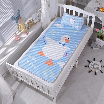 八零年代 2023新款3D凉豆豆儿童午睡席婴幼儿空调凉席 大白鹅