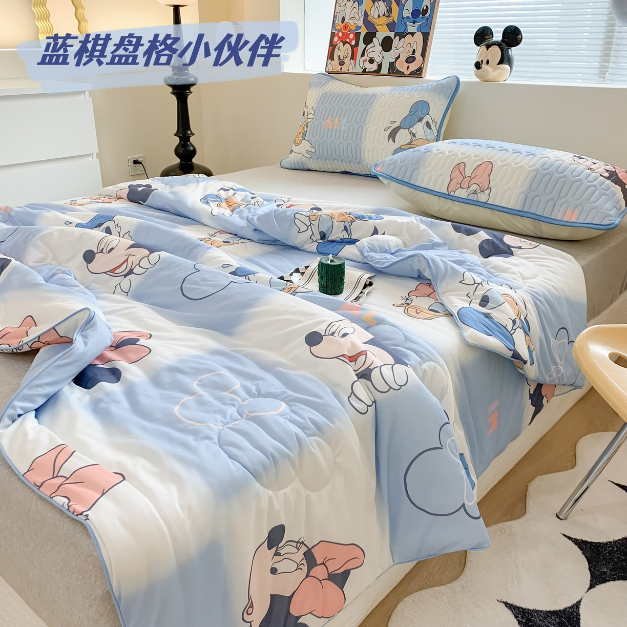 91家纺网 家纺一手货源 找家纺 （总）迪士尼家居2023新款A类针织云柔夏被22花型