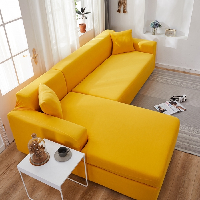 黄皮沙发配色效果图图片