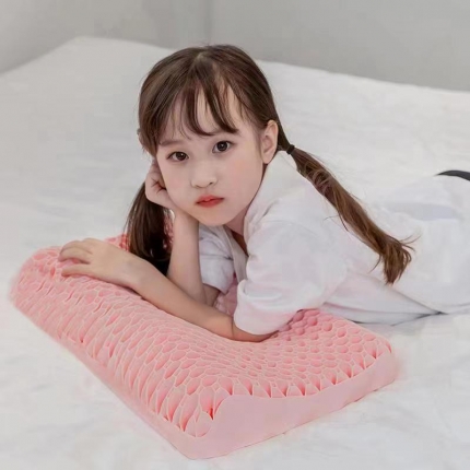 2022 TPE枕头枕芯学生果胶枕护颈枕成人枕儿童大童夏凉枕
