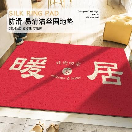 总迦娜 2023新款丝圈防滑玄关入户门口阳台地垫刮沙除尘可裁剪