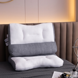 91家纺网 家纺一手货源 找家纺 老地方家纺   2023新款spa针织棉3D按摩枕助睡眠枕头枕芯