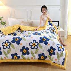 91家纺网 家纺一手货源 找家纺 （总）518被业 2023新款全棉提花蚕丝被